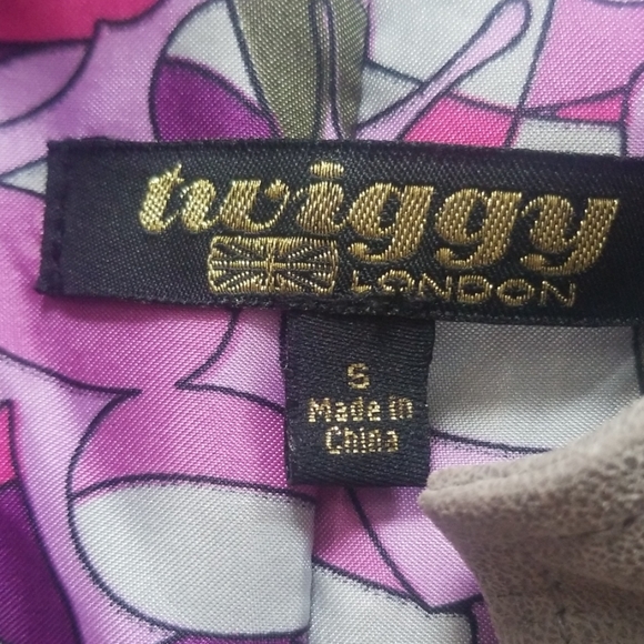 Twiggy London womens leather military jackey - Picture 8 of 8